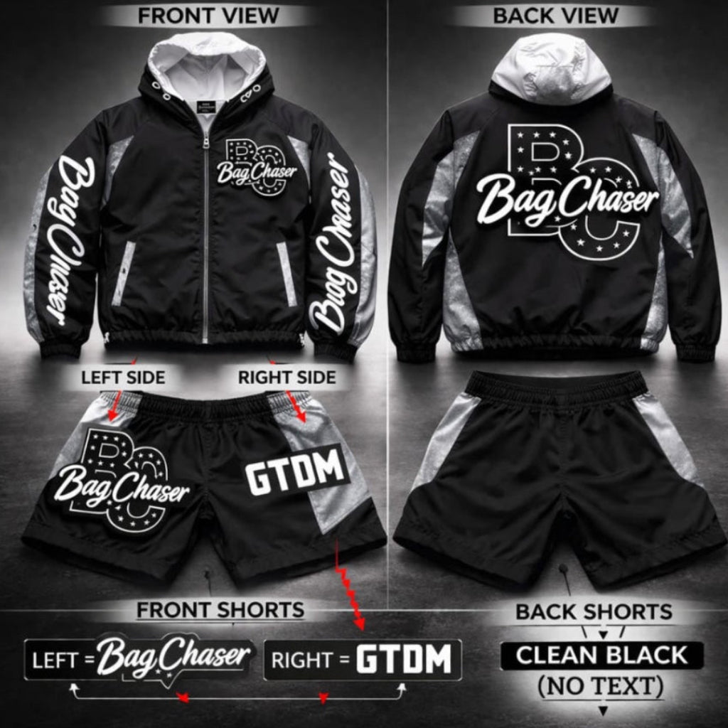 black bag chaser set